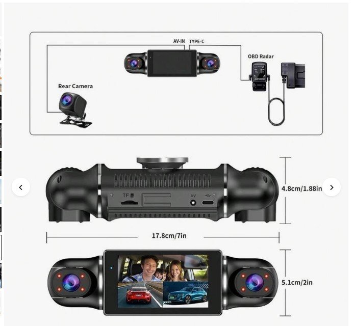 DashCam 4K (4Channels)